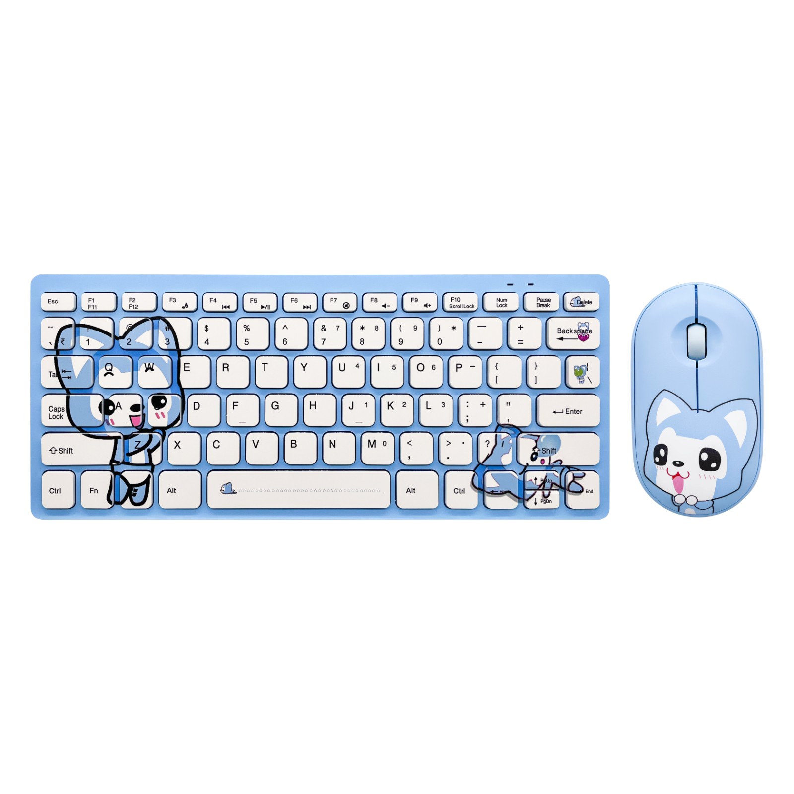 Wireless keyboard and mouse combo