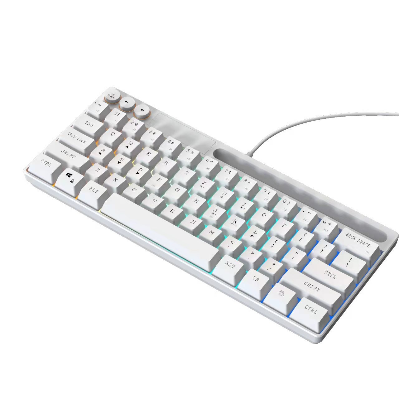 Multimedia gaming keyboard