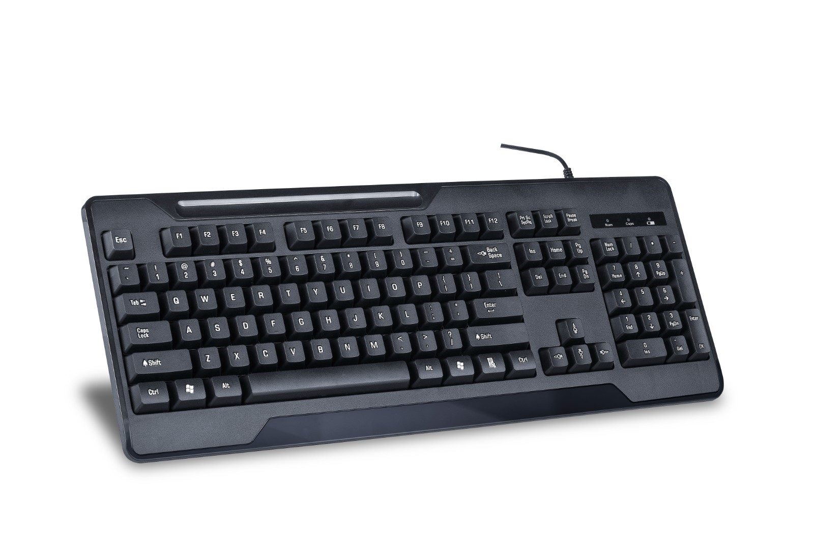 Multimedia gaming keyboard